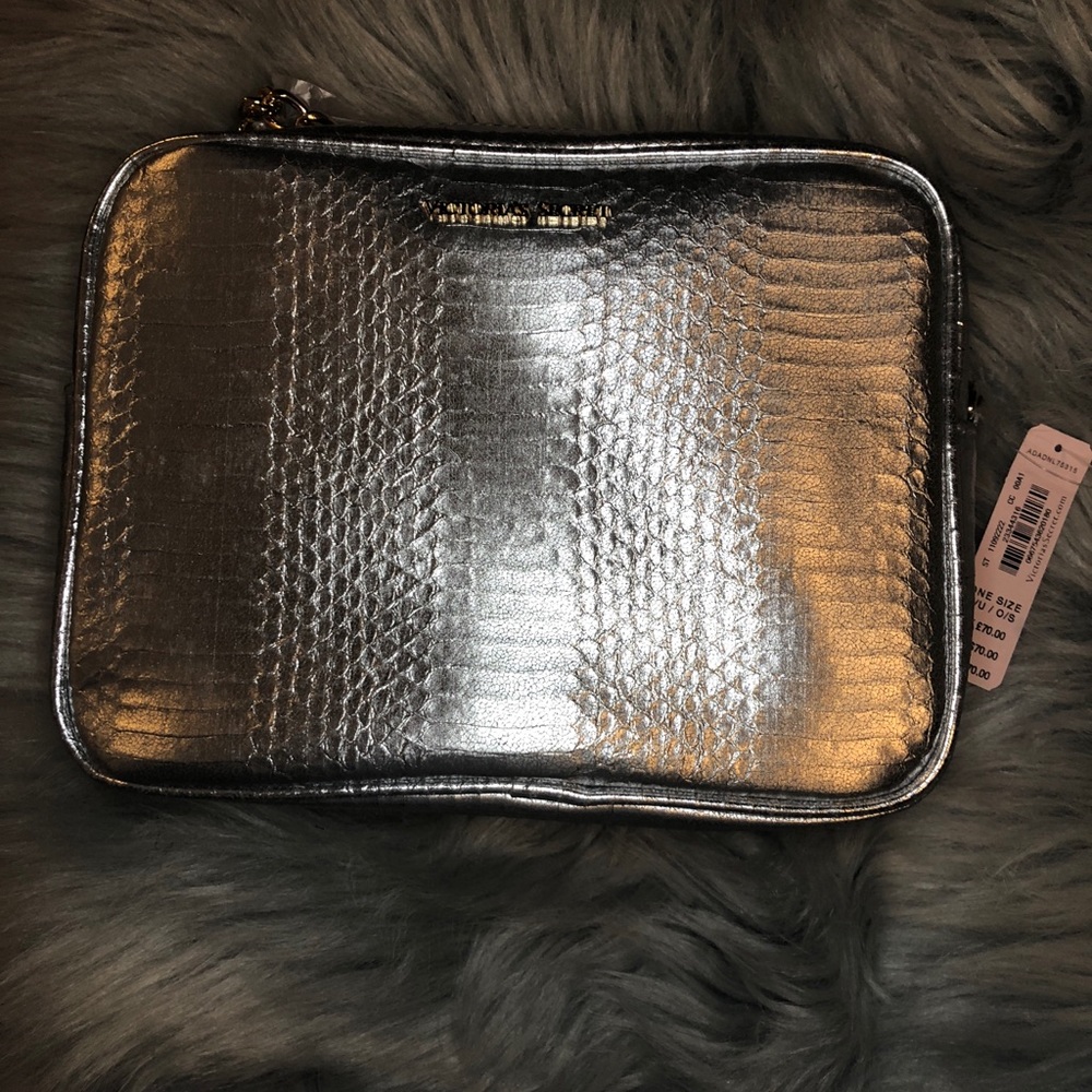 NWT Victoria’s Secret silver shoulder bag
